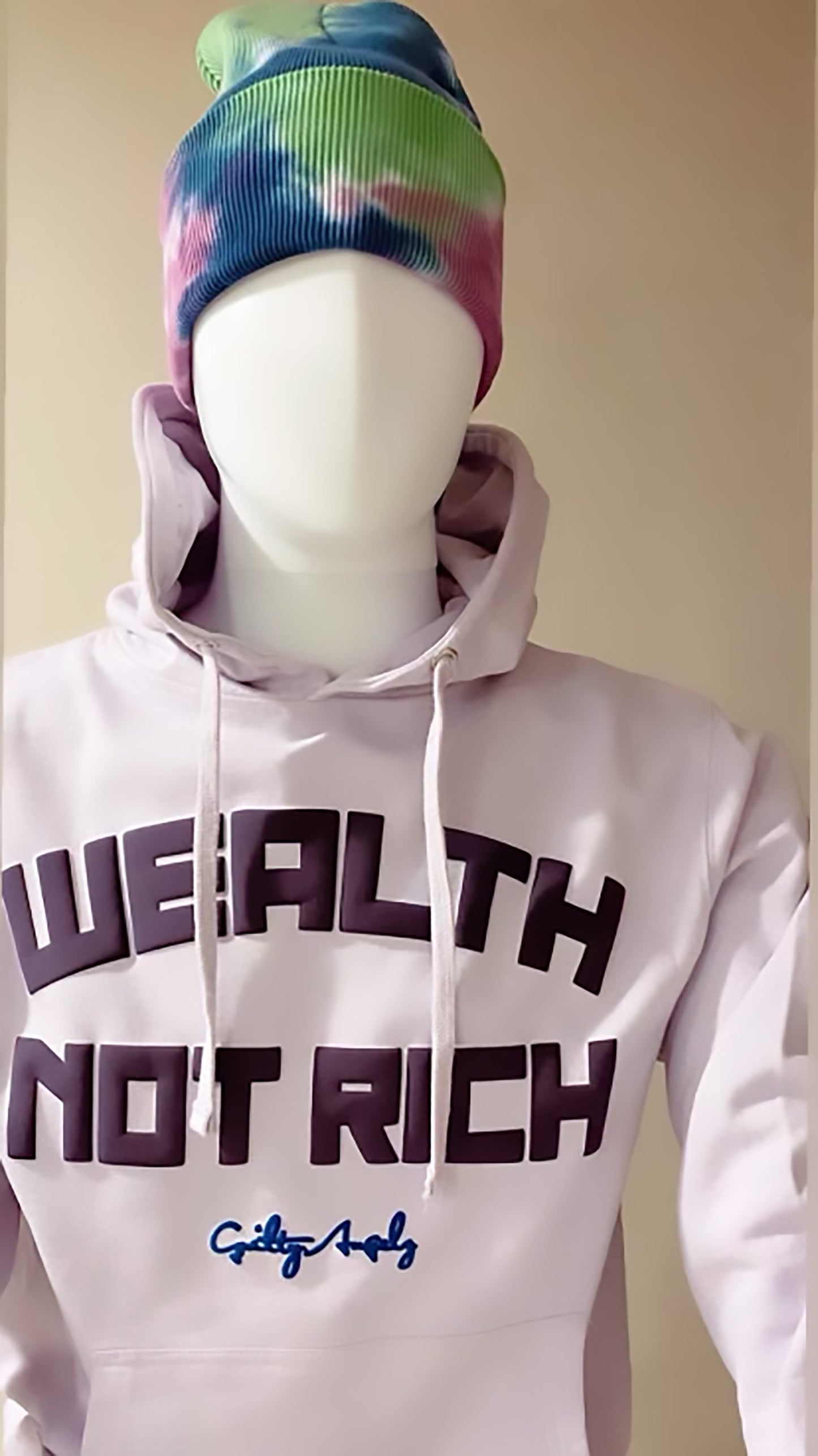 Wealth Not Rich Hoodie (Purple)